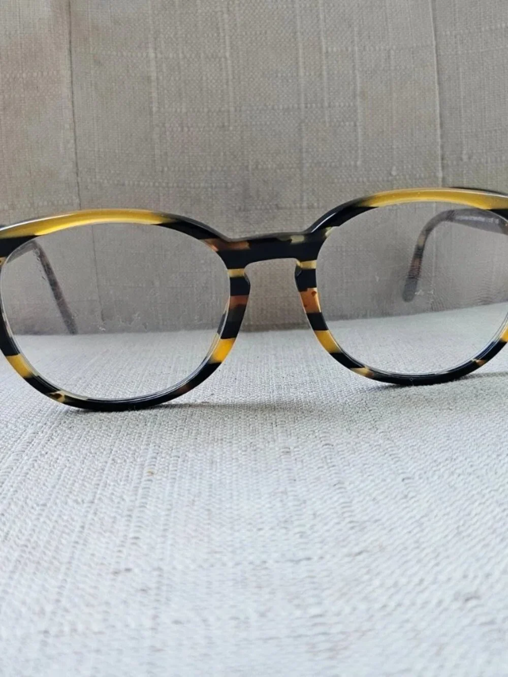 Coach Women Eyeglasses/Glasses Frame HC6102 BLK AMBER GLTR Vasity Stripe Frame